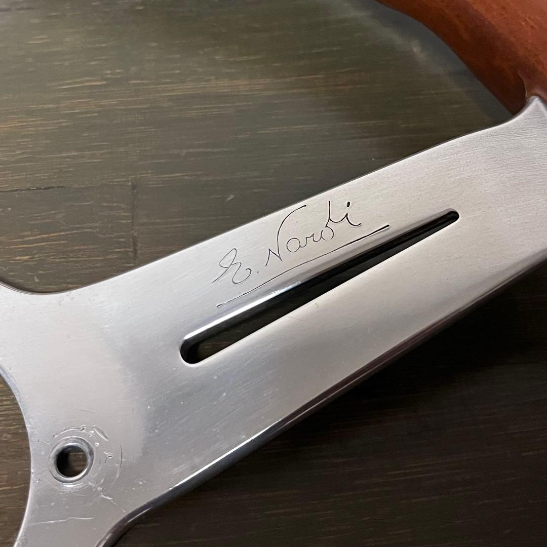 希少 ナルディ クラシック　Φ32.5 ウッドステアリングホイール 3スポーク