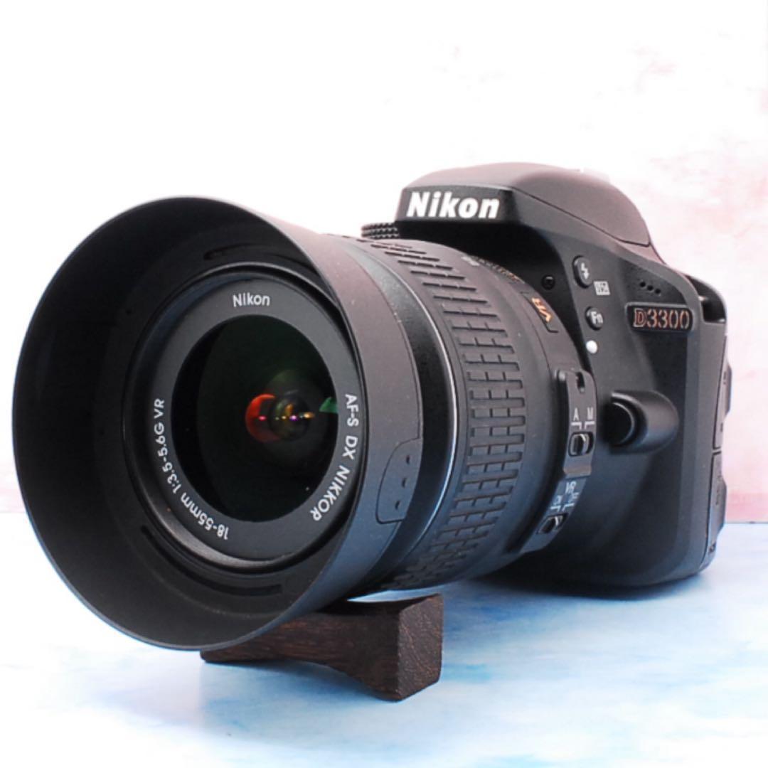 簡単操作✨Nikon D3300✨美品＆S数少✨一眼レフカメラ✨バッグ付