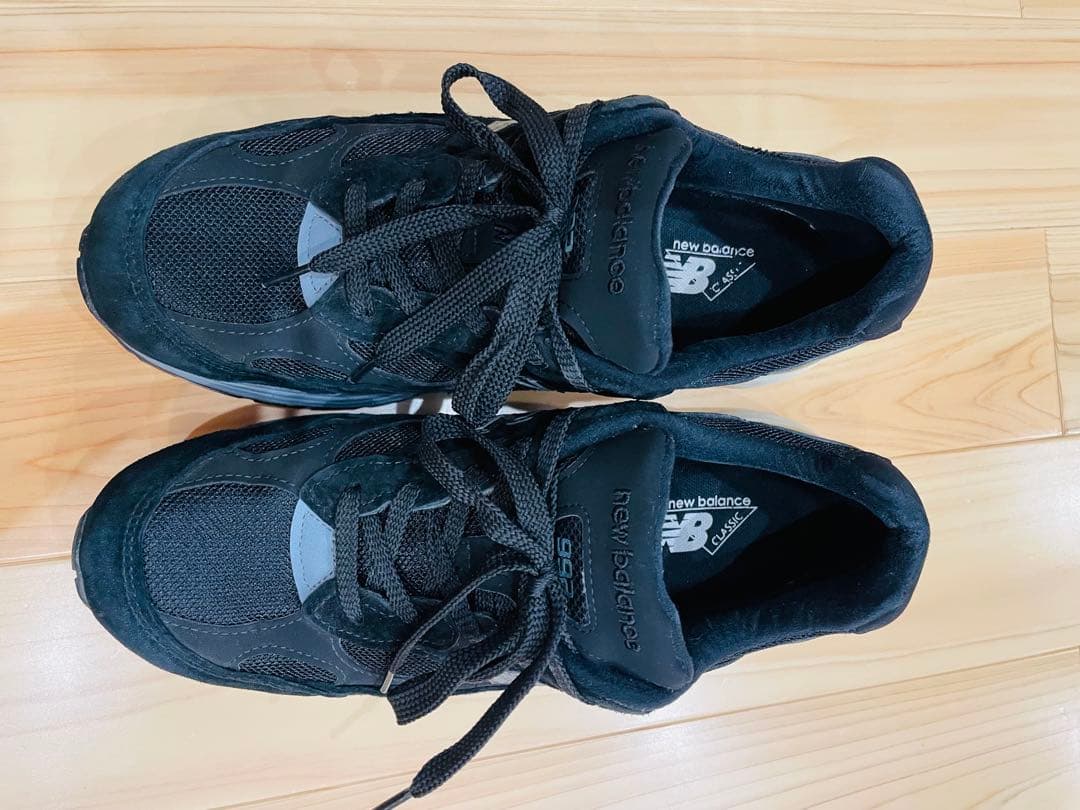 靴 New Balance 992 black 26.5