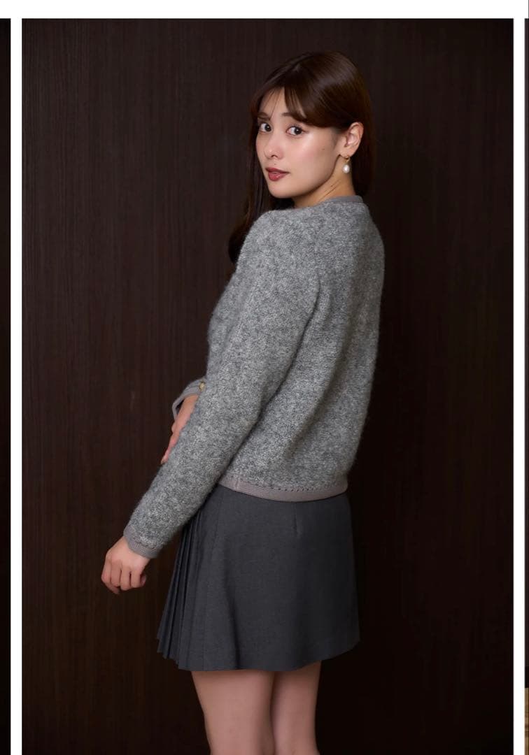 【Herlipto】Clarimond Bouncy Knit Jacket