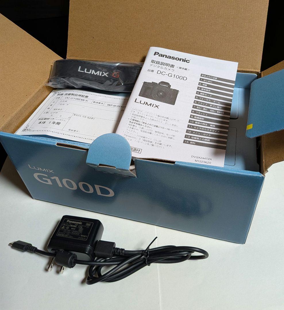 【ほぼ未使用】 LUMIX DC-G100DW ダブルレンズ