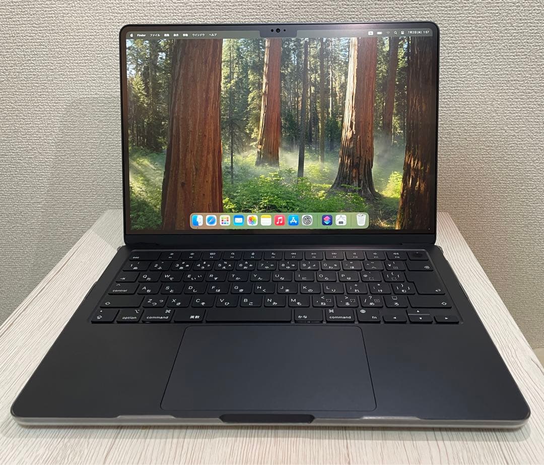 【美品】MacBookAir M3 13インチミッドナイト256GB 16GB