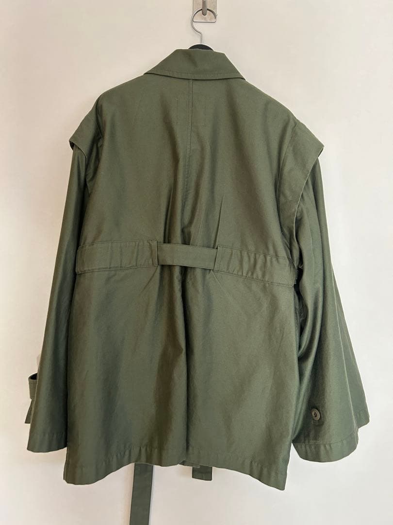 すいか様CLANE 2WAY MILITARY JACKET KHAKI クラネ
