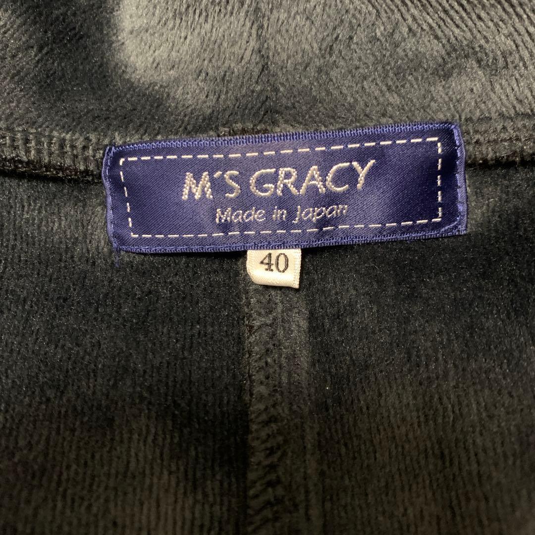 yukiko　　ポケットリボン ボンバーヒート コート 40 黒