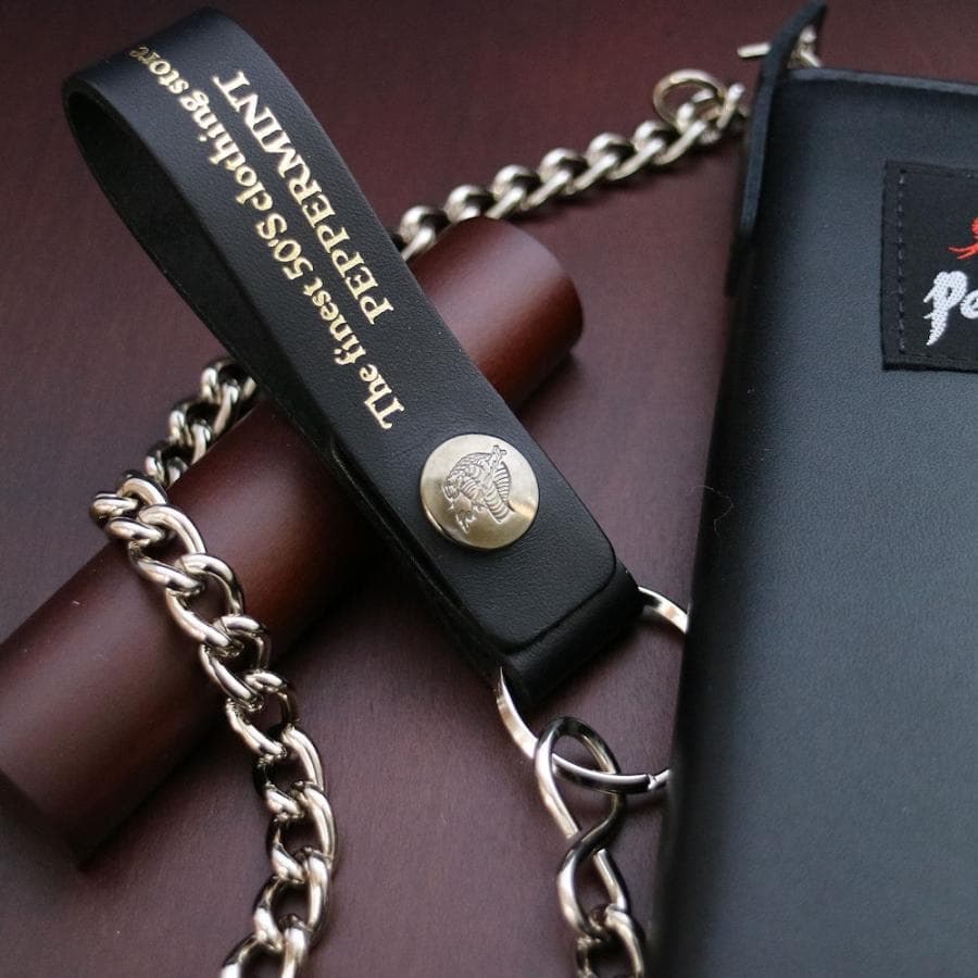 総革コブラタグ ウォレットチェーン付き PEPPERMINT 東京ペパーミント