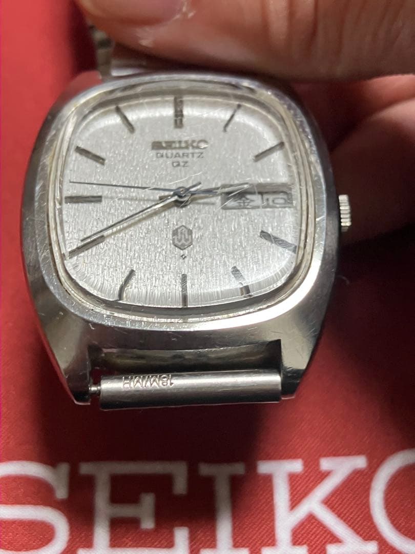 h*u様 セイコークオーツQZなにも問題なく稼働中、電池新、ブレス社外フリータイ
