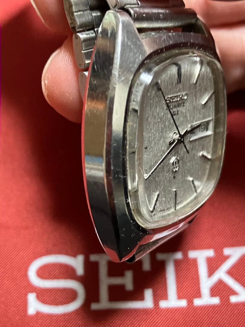 h*u様 セイコークオーツQZなにも問題なく稼働中、電池新、ブレス社外フリータイ