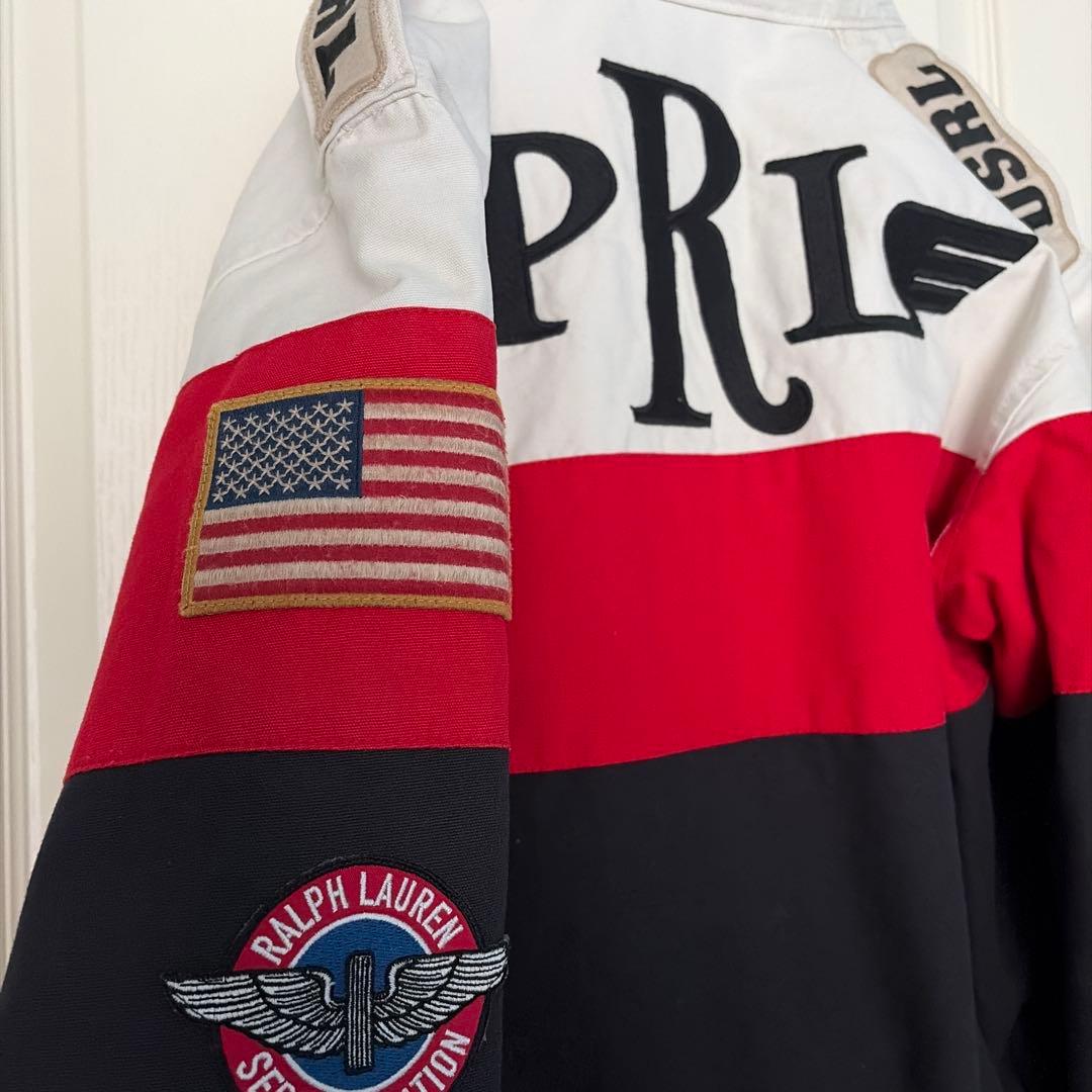 POLO RL レーシングジャケット 刺繍ワッペン多数 正規店購入 極美品