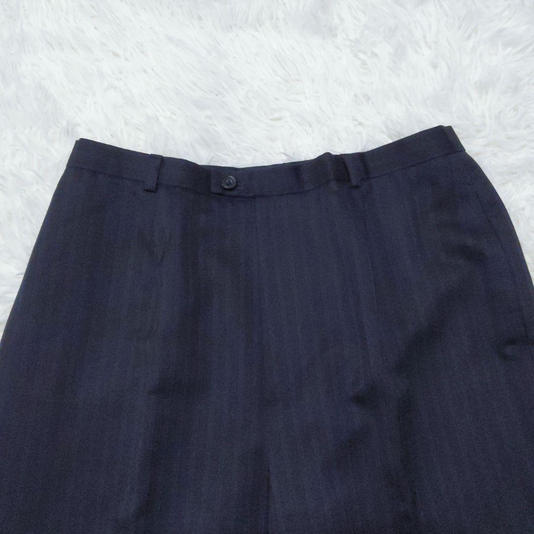 J PRESS オンワード樫山 パンツスーツ ストライプ 13号 大きいサイズ