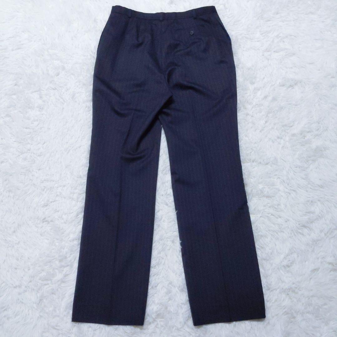 J PRESS オンワード樫山 パンツスーツ ストライプ 13号 大きいサイズ