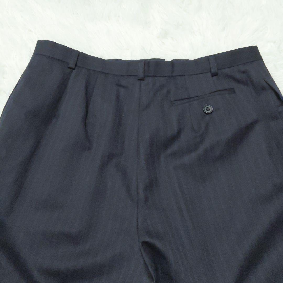 J PRESS オンワード樫山 パンツスーツ ストライプ 13号 大きいサイズ