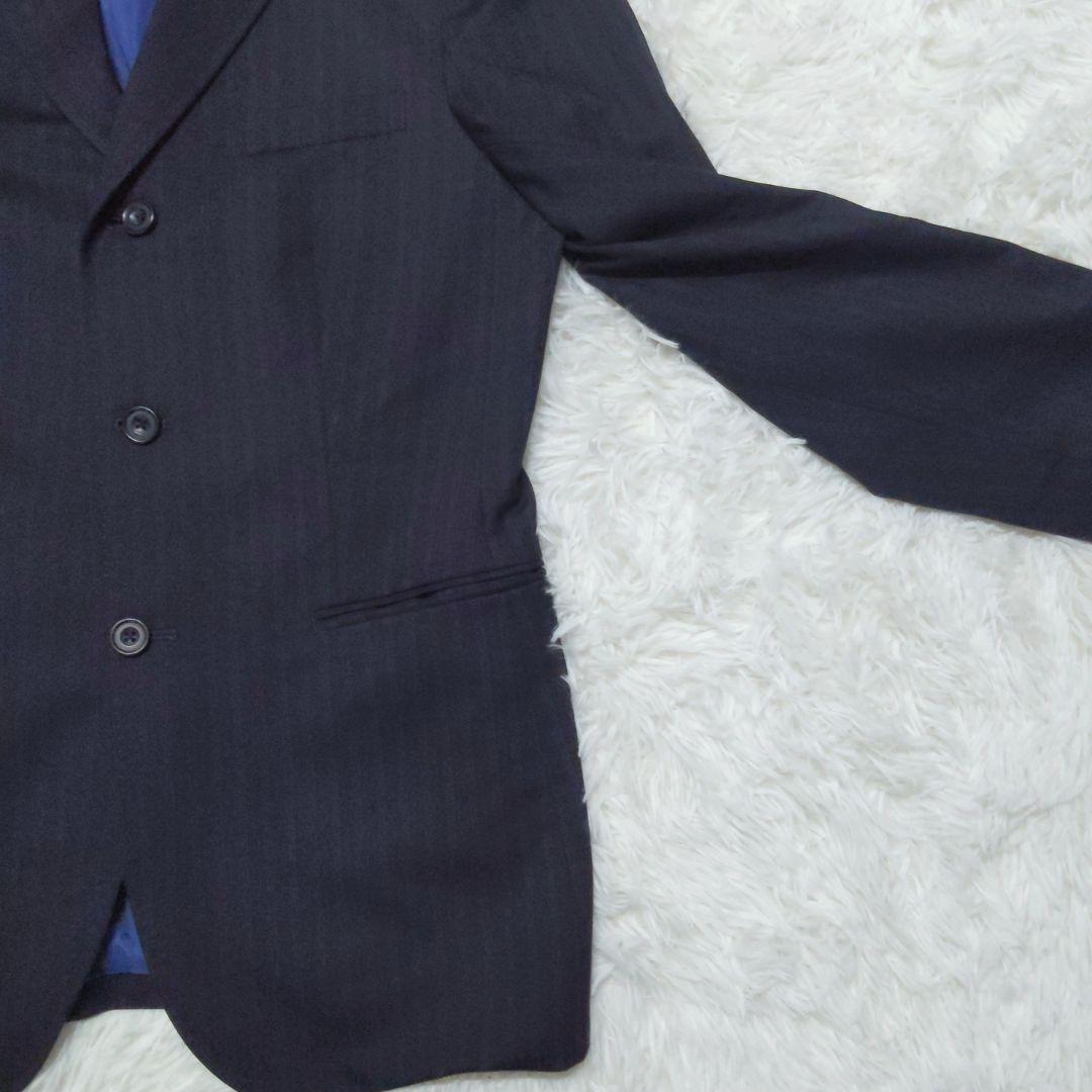 J PRESS オンワード樫山 パンツスーツ ストライプ 13号 大きいサイズ