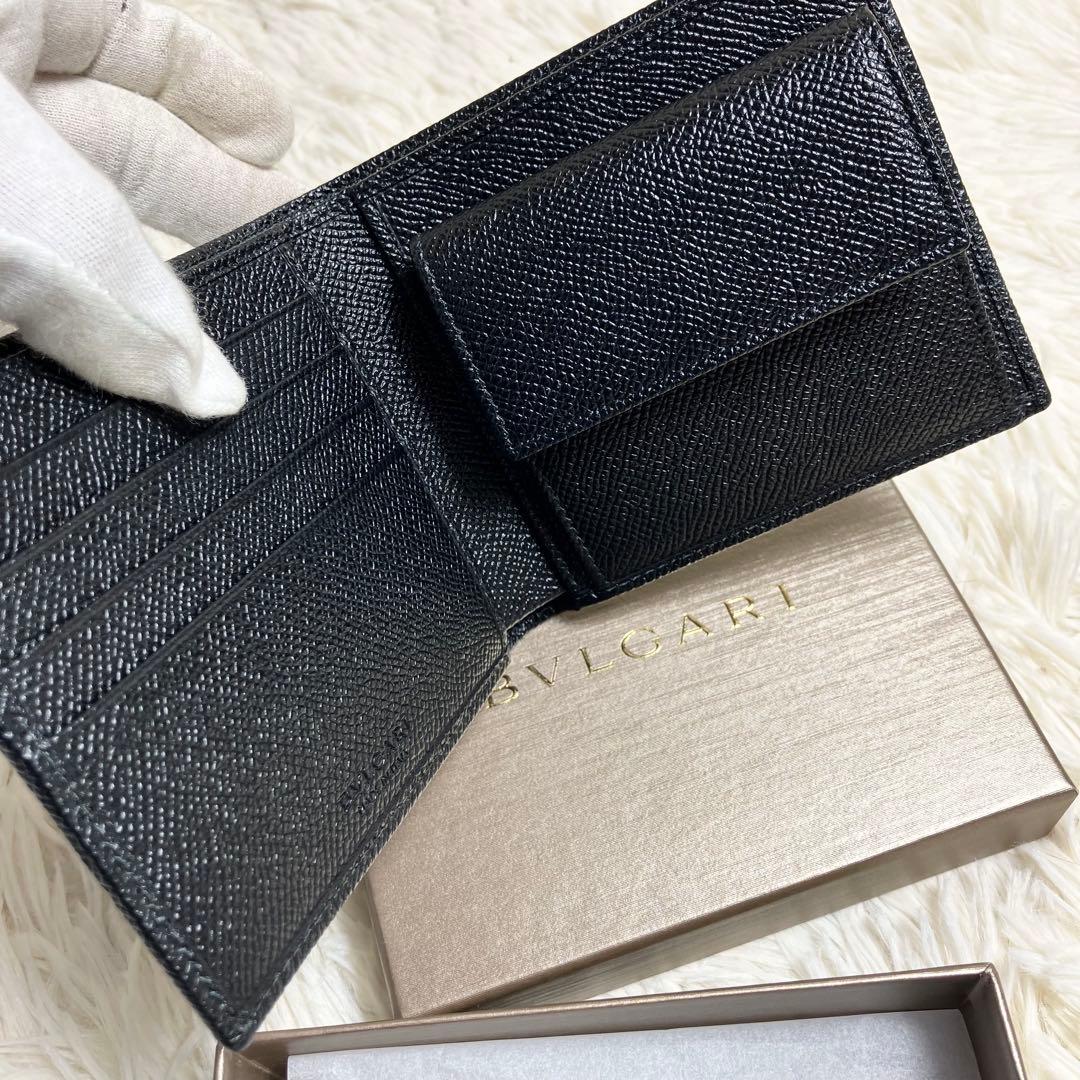 【未使用】ブルガリ 折り財布 ビーゼロワン レザーブラック IC搭載