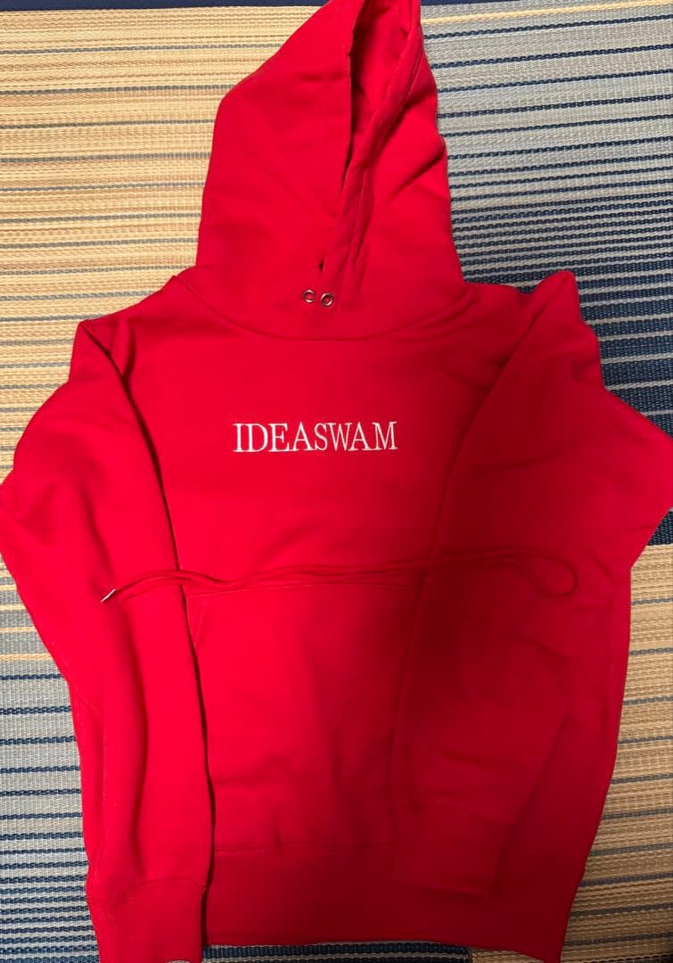 IDEASWAM パーカー M レッド 赤