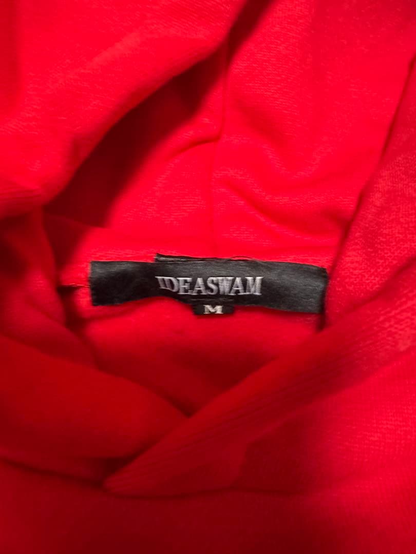 IDEASWAM パーカー M レッド 赤
