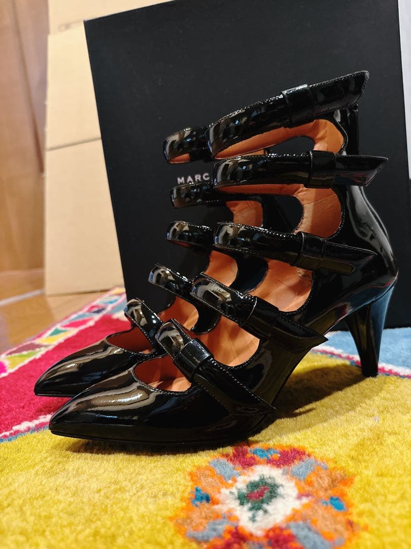 MARC BY MARC JACOBS ブラックハイヒール　サイズ37