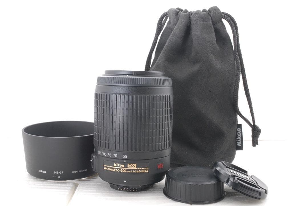 美品✨Nikon AF-S DX VR 55-200mm ED 望遠ズームレンズ