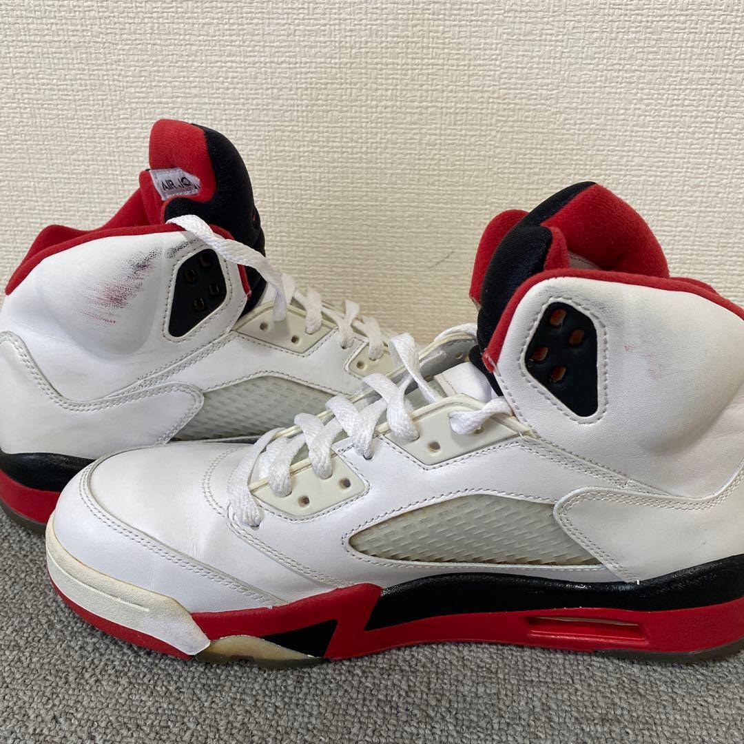 AIR JORDAN 5 RETRO OG FIRE RED 27センチ