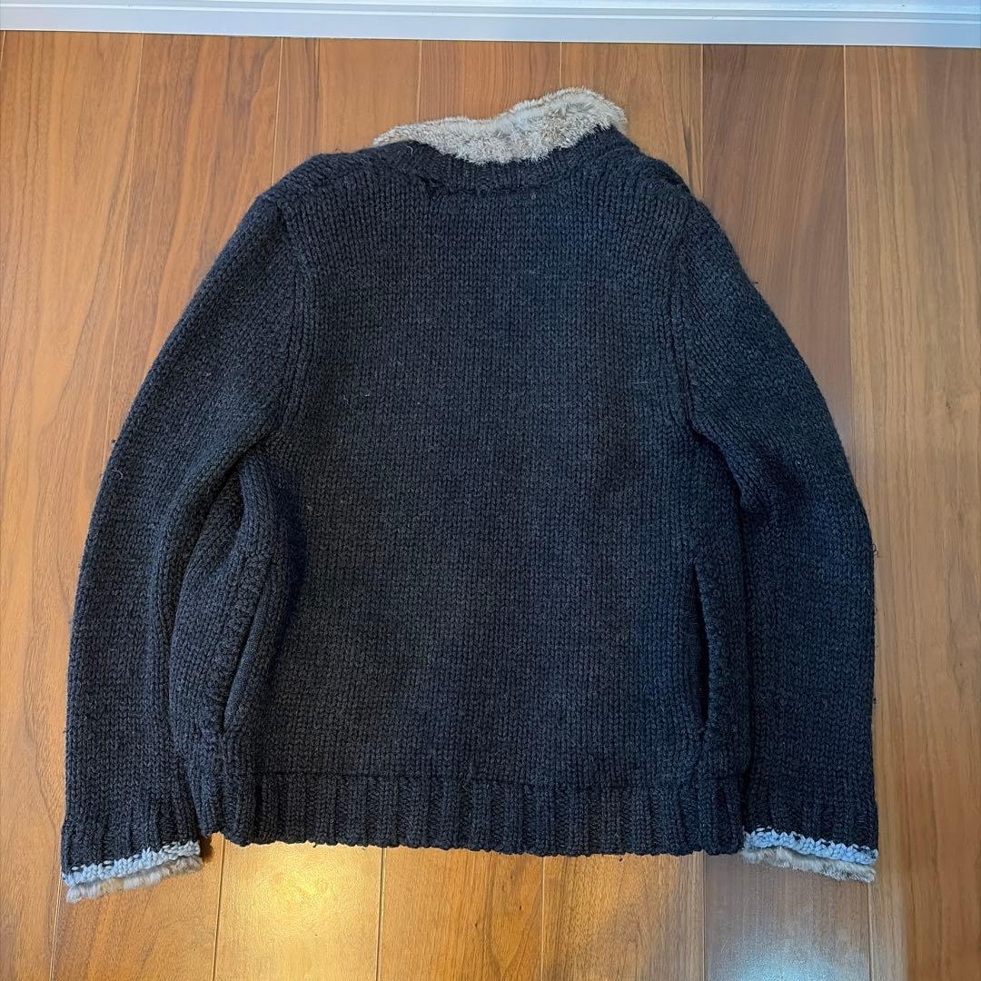 正規品バーバリーブラックレーベルフリースライニング ジップアップジャケット2