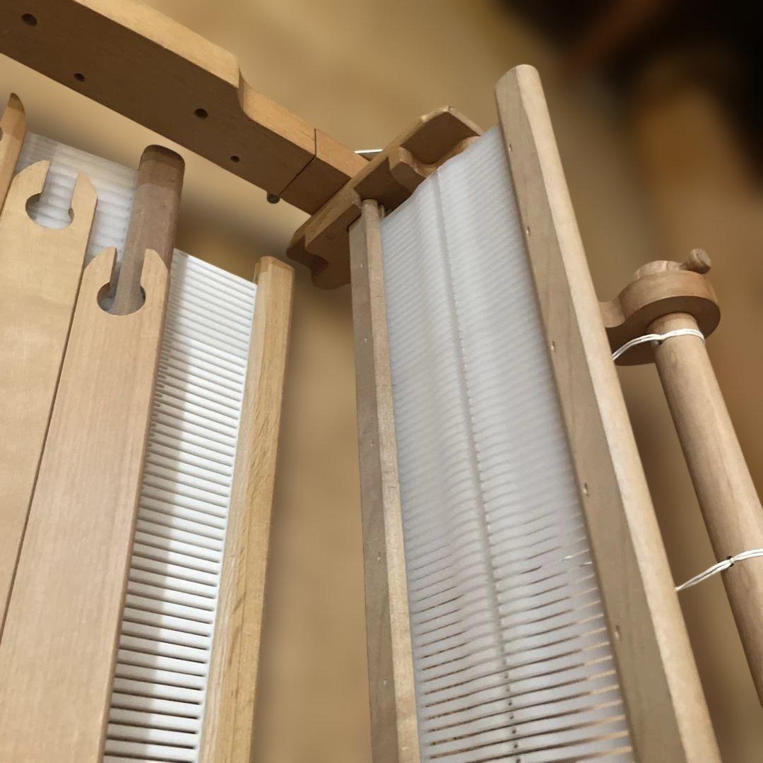 【折畳卓上織機】クロムスキー・クロッスノ織り機60cm+セカンドへドル+おまけ