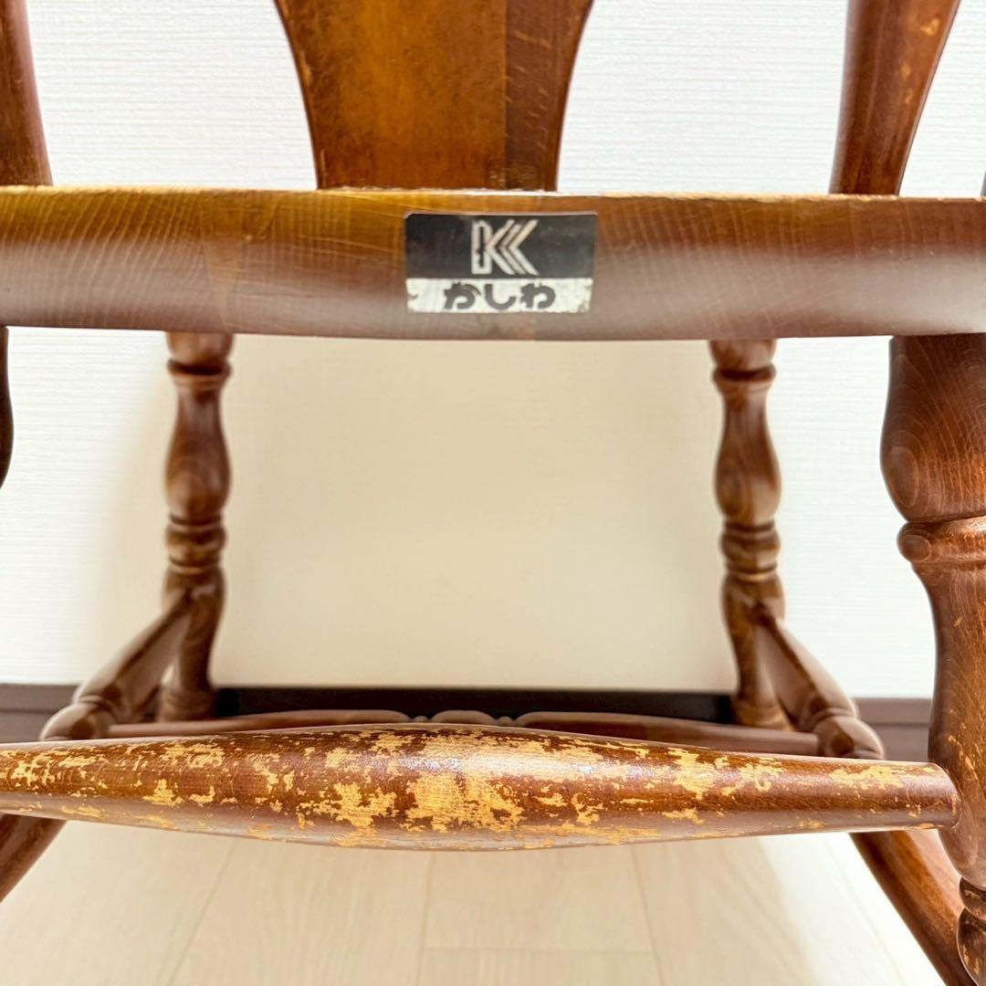 柏木工　ウィンザーチェア　ダイニングチェア　アンティーク家具