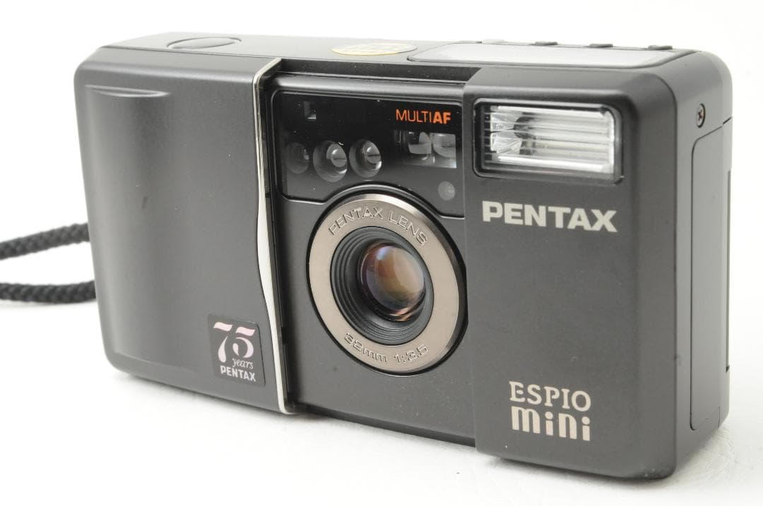 ★美品級★PENTAX ペンタックス ESPIO mini ブラック 75周年