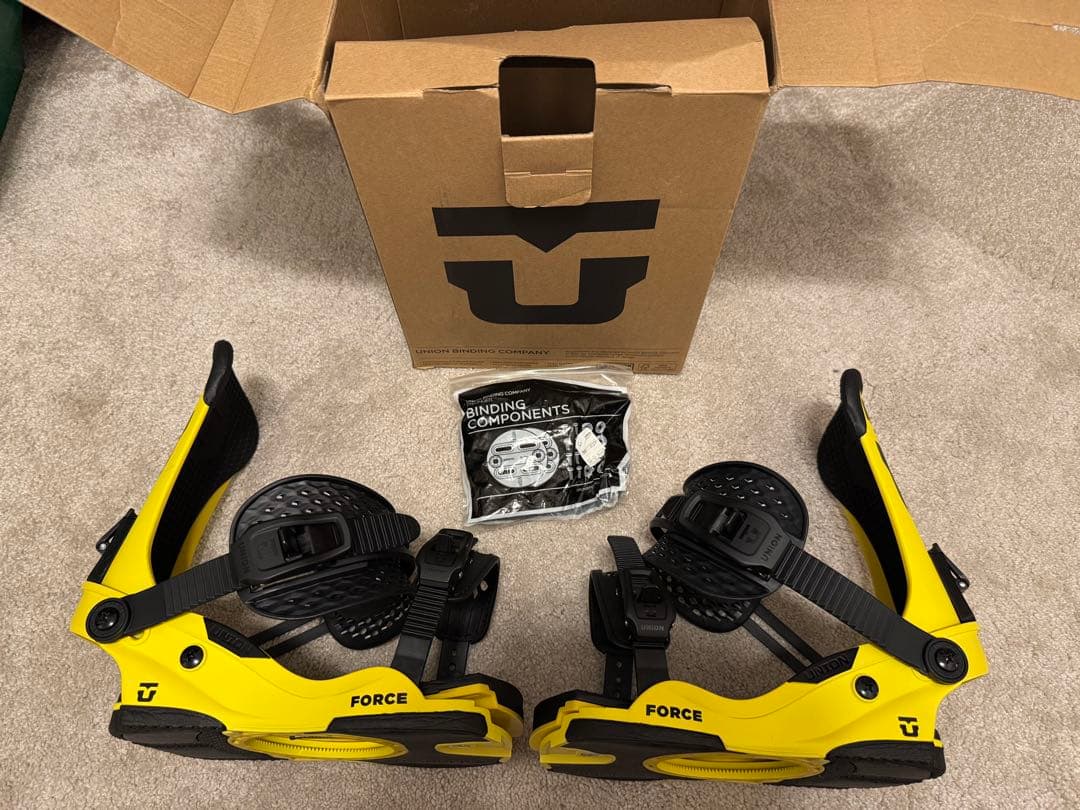 美品✨UNION ユニオン　FORCE フォース　イエロー　22/23モデル　M