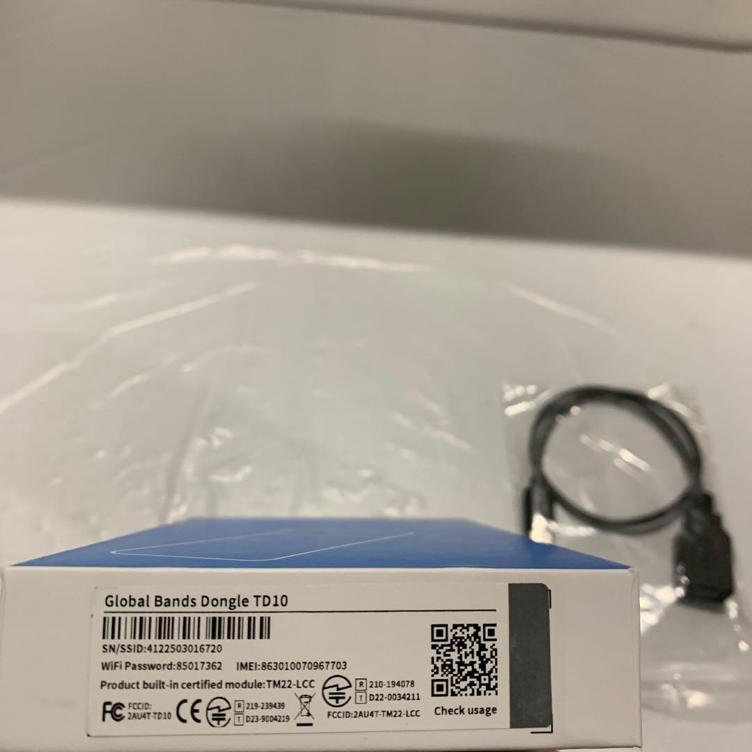 新品未使用★ecoco★Wi-Fi★TD10★100GB付★USB型ポケット