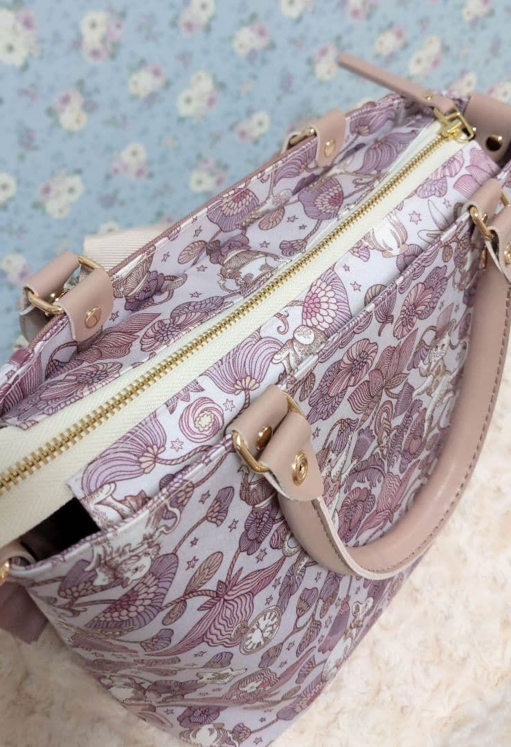 f*t様 ハンドメイド　ジョリーフルール　ポイズンベリーシーフ　フリルトート