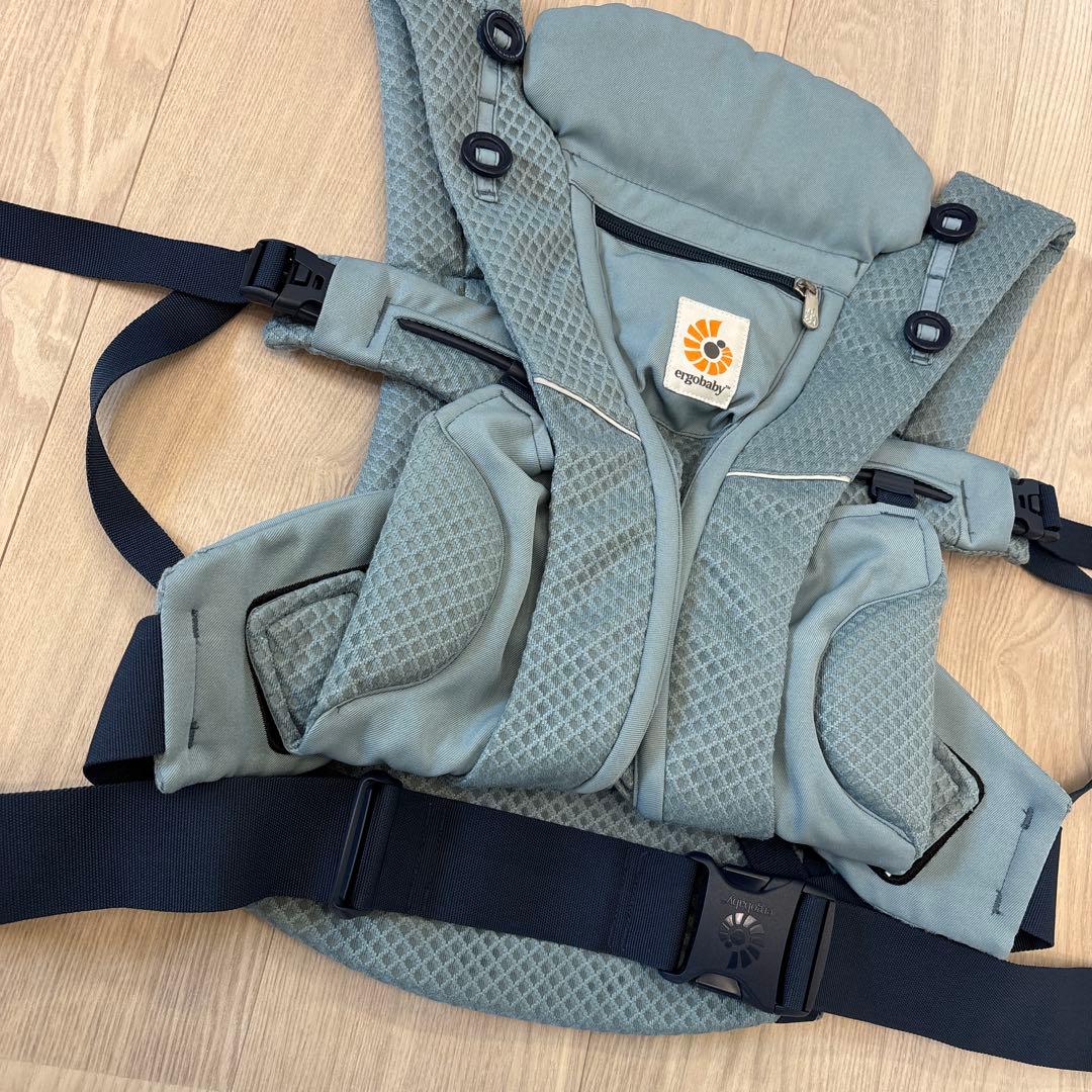 エルゴベビー オムニ ブリーズ 抱っこ紐 ストレートブルー
