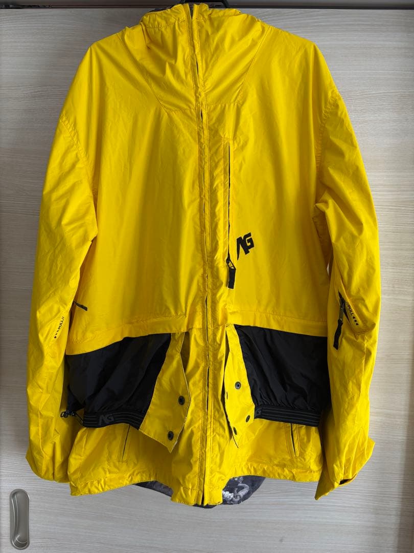 Analog スノーボードジャケット グレー/イエロー　ウェア
