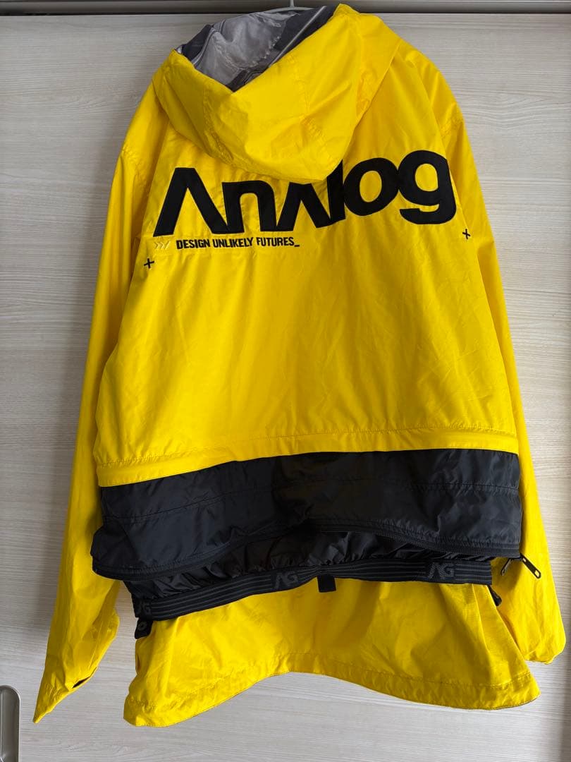 Analog スノーボードジャケット グレー/イエロー　ウェア