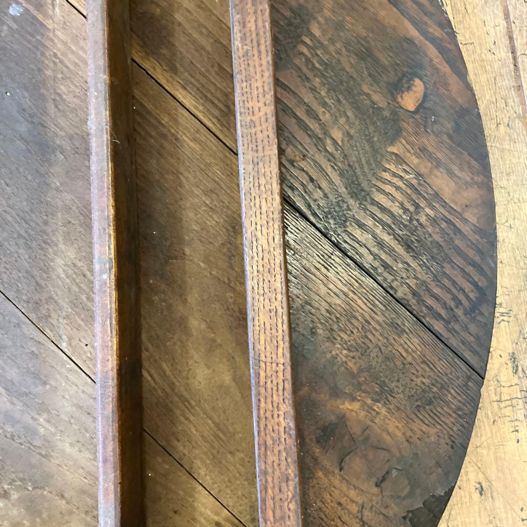 昭和レトロ 当時物 古道具 木製 テーブル 座卓 ちゃぶ台 円形 円型 丸型