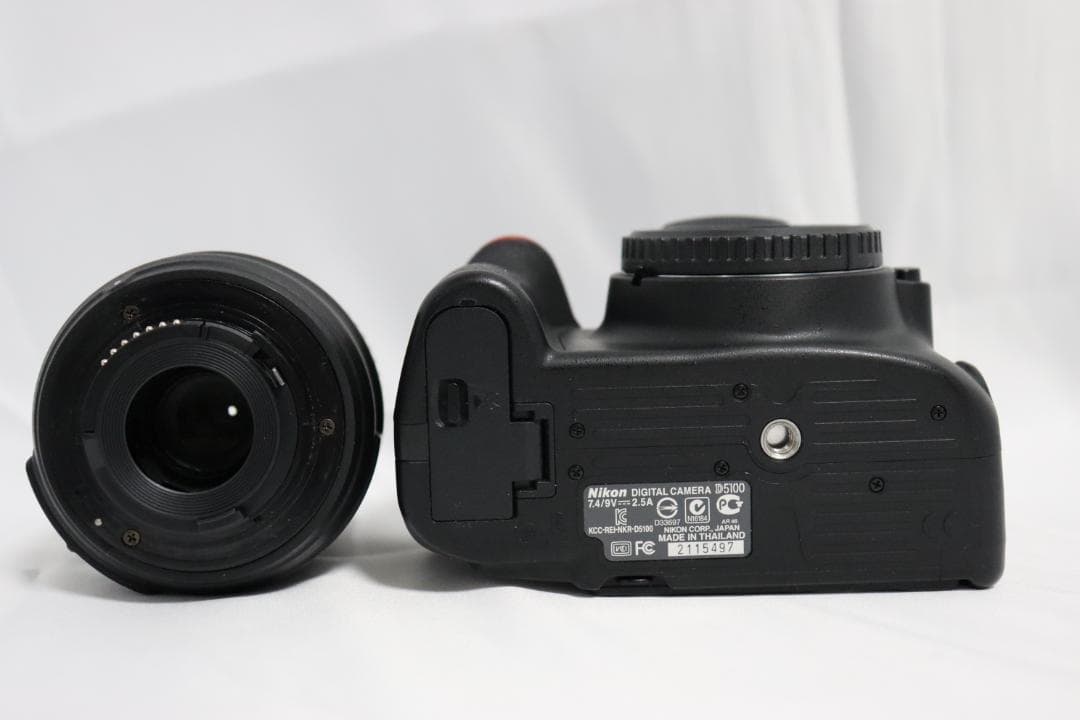 美品❤️Nikon D5100 手振れ補正付き レンズセット スマホ転送 初心者