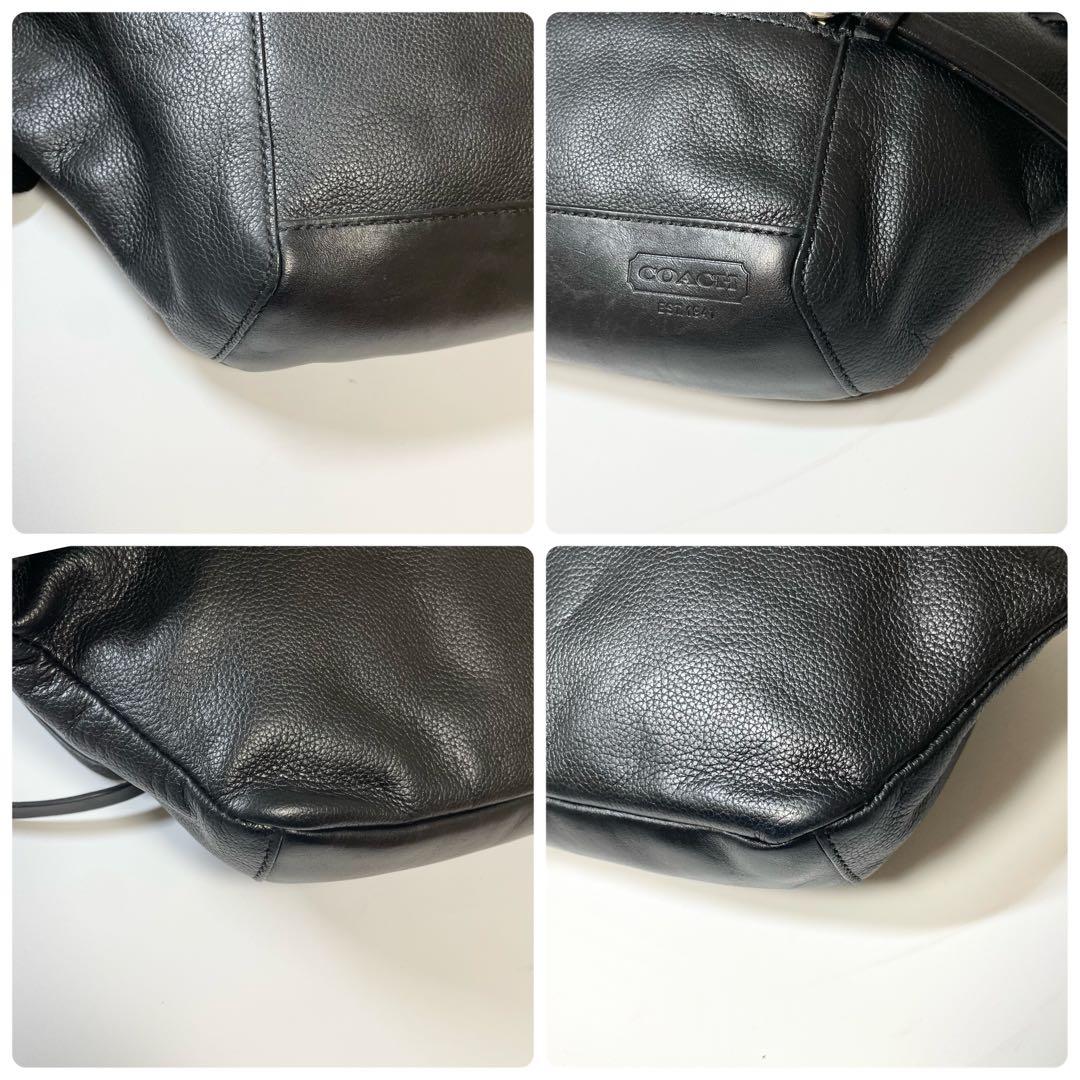 美品✨COACH ボディバッグ トンプソン シティ レザー 黒