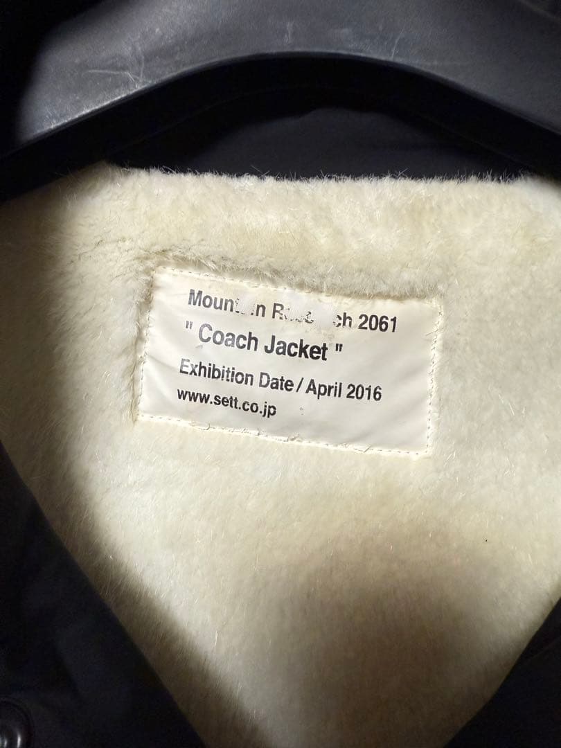 マウンテンリサーチ　冬用コーチジャケット