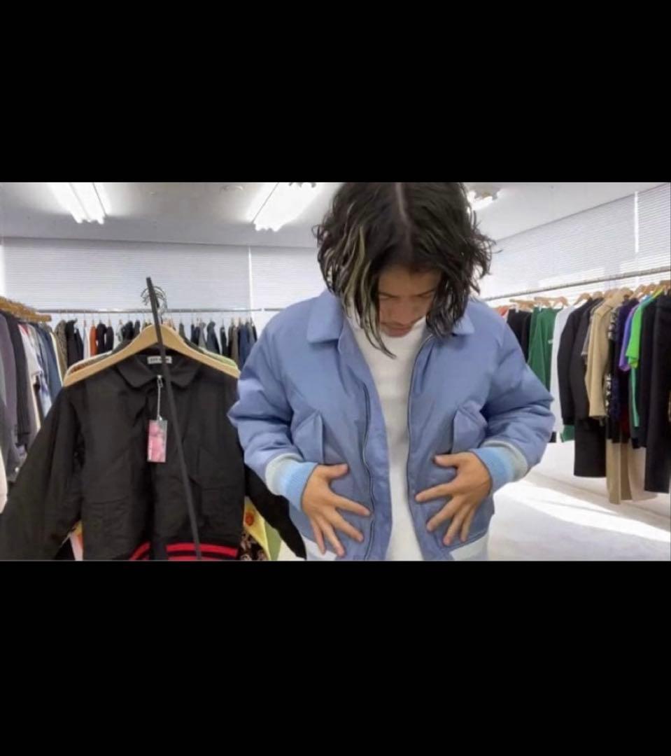 ジャケット・アウター TTT_MSW NYLON FLIGHT JACKET \"blue\"