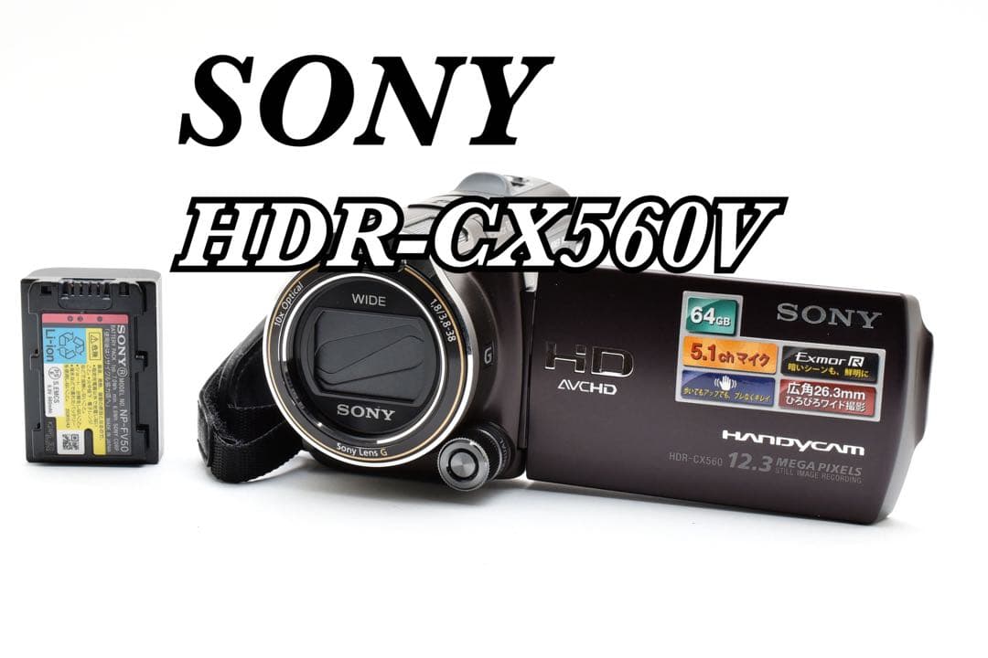 rin0720様　　完動品E-18 SONY HDR-CX560V