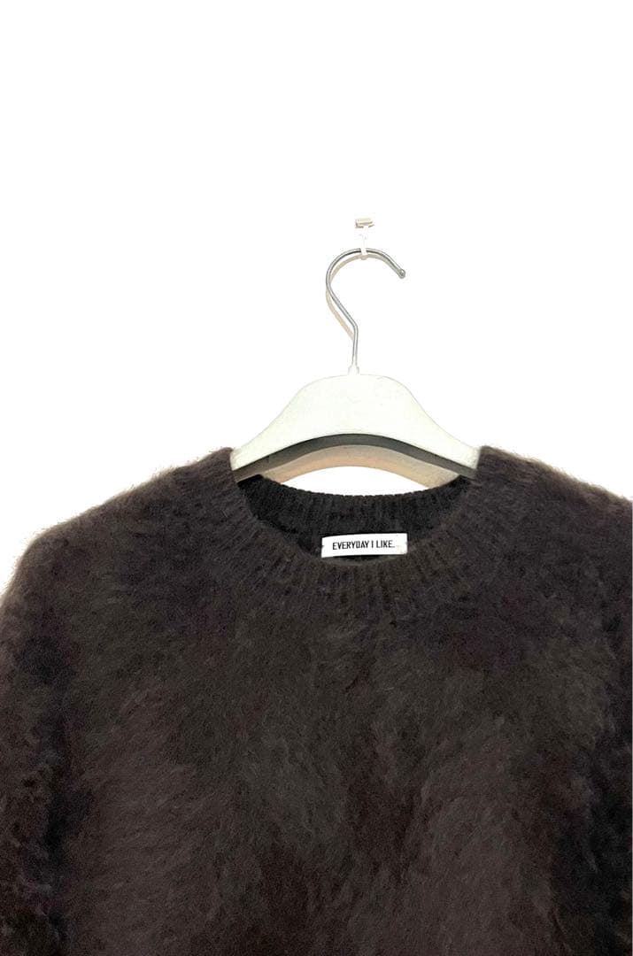 ドゥーズィエムクラス　Fluffy sweater ニット　ブラウン　美品