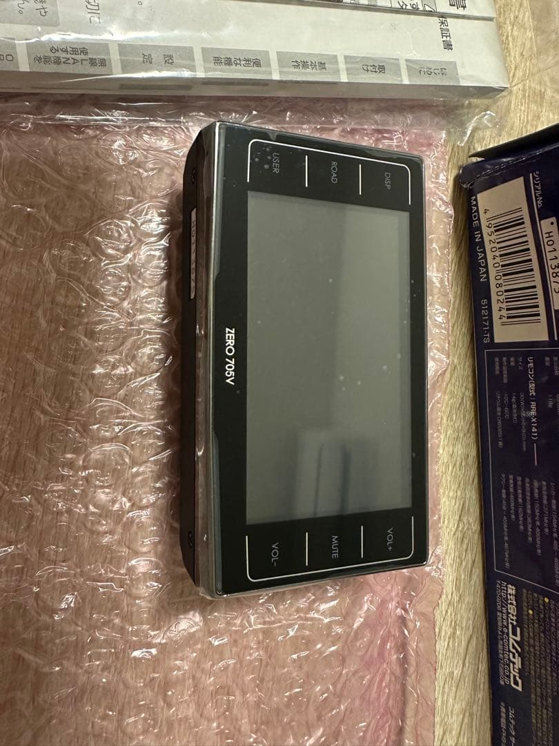 未使用品　コムテック　ZERO 705V レーダー探知機