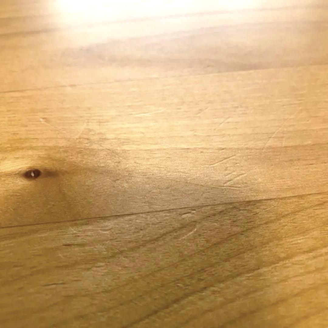 ニトリ 幅110cm 無垢材 天然木 センターテーブル アルナス110