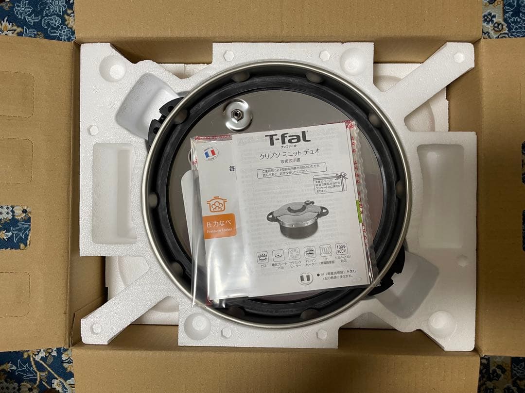 T- fal 圧力鍋　クリプソ　ミニット　デュオレッド　4.2L