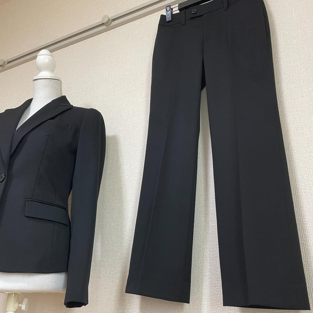 バーバリー BURBERRY 黒 パンツスーツ 36 三陽商会 秋冬