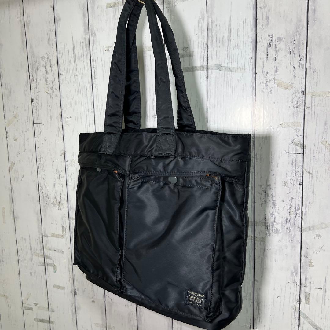 【美品・廃盤】PORTER 吉田カバン タンカー ビジネス トート 黒 A4