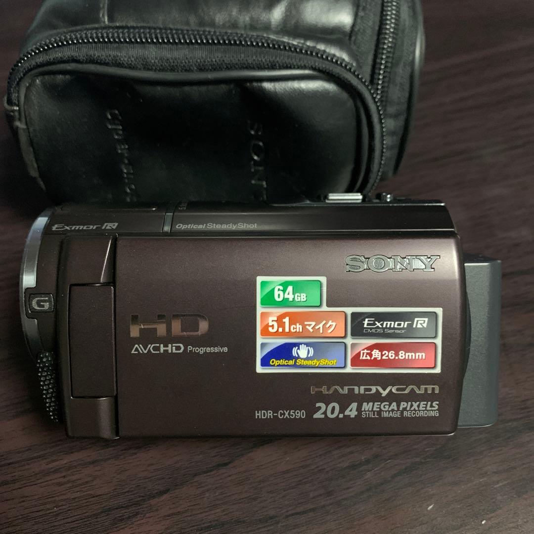 Sony HDR-CX590V　ビデオカメラ