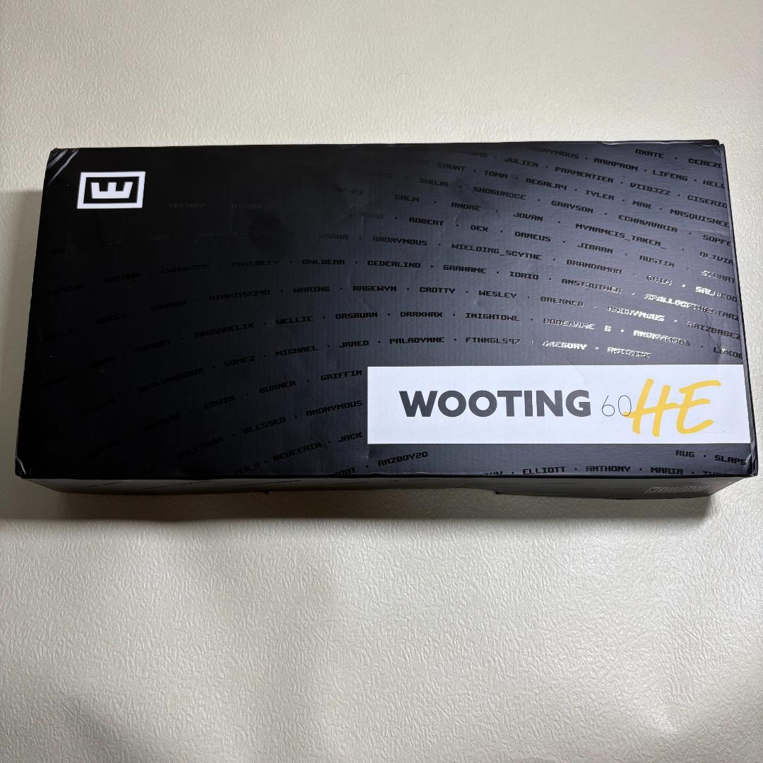 Wooting 60HE 英語配列 箱付き