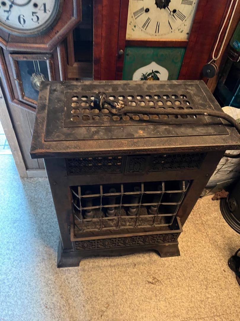 昭和レトロ電気ストーブ、レトロ電気ストーブ、インテリアストーブ、日本電気ストーブ