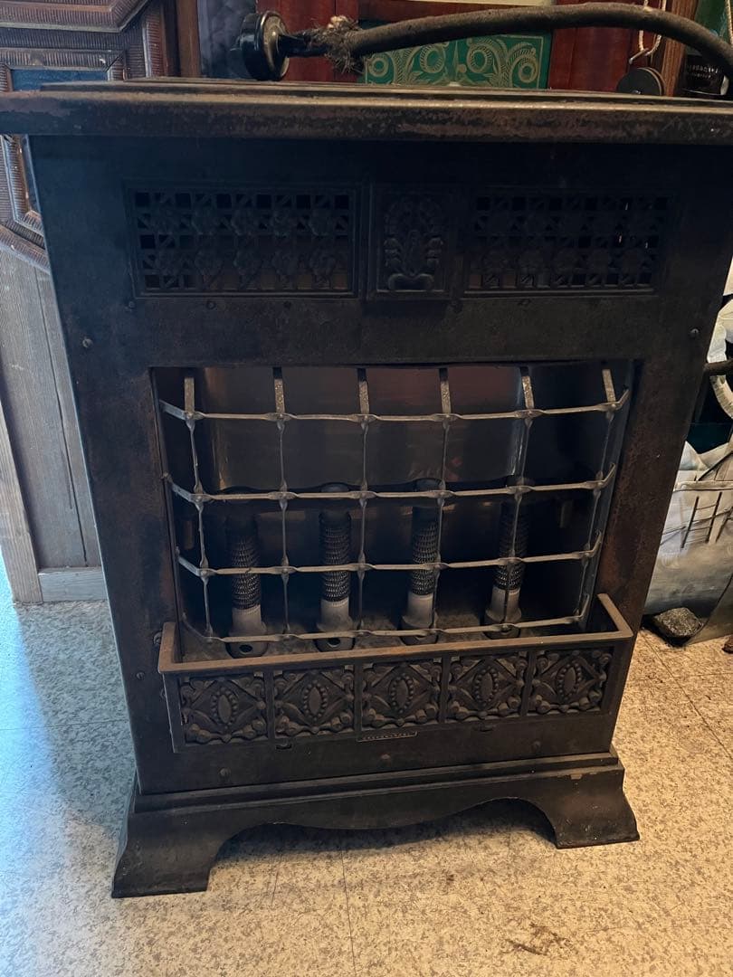 昭和レトロ電気ストーブ、レトロ電気ストーブ、インテリアストーブ、日本電気ストーブ