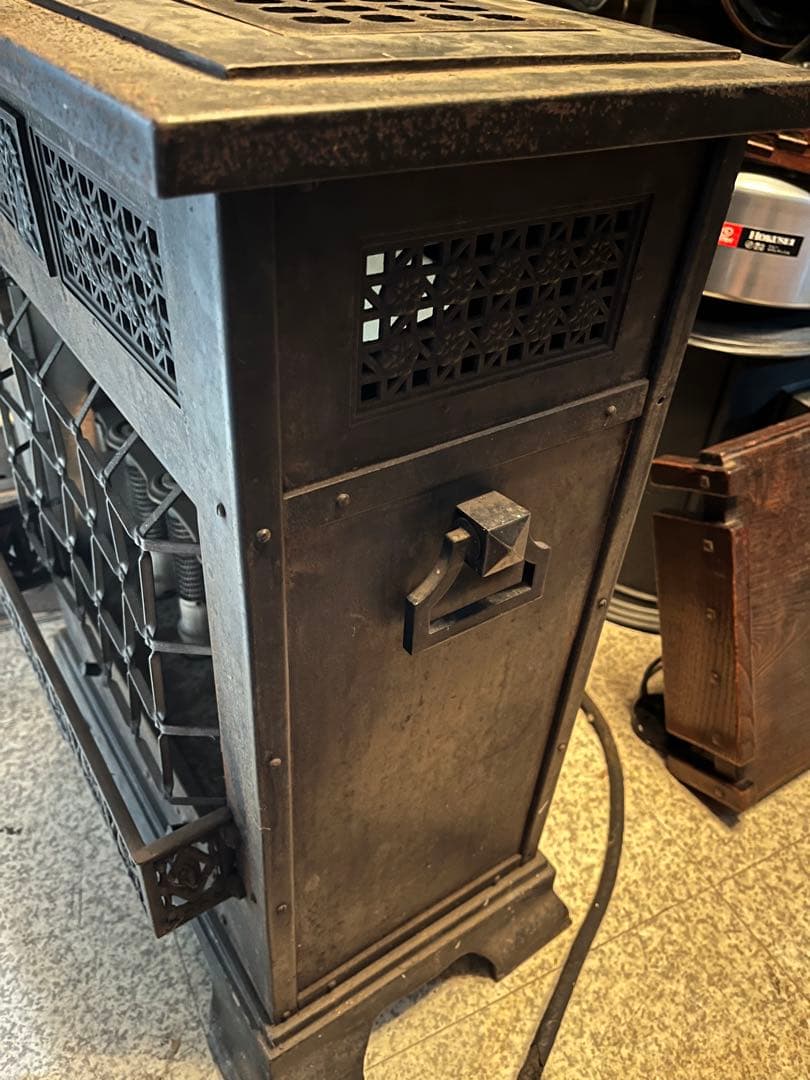 昭和レトロ電気ストーブ、レトロ電気ストーブ、インテリアストーブ、日本電気ストーブ