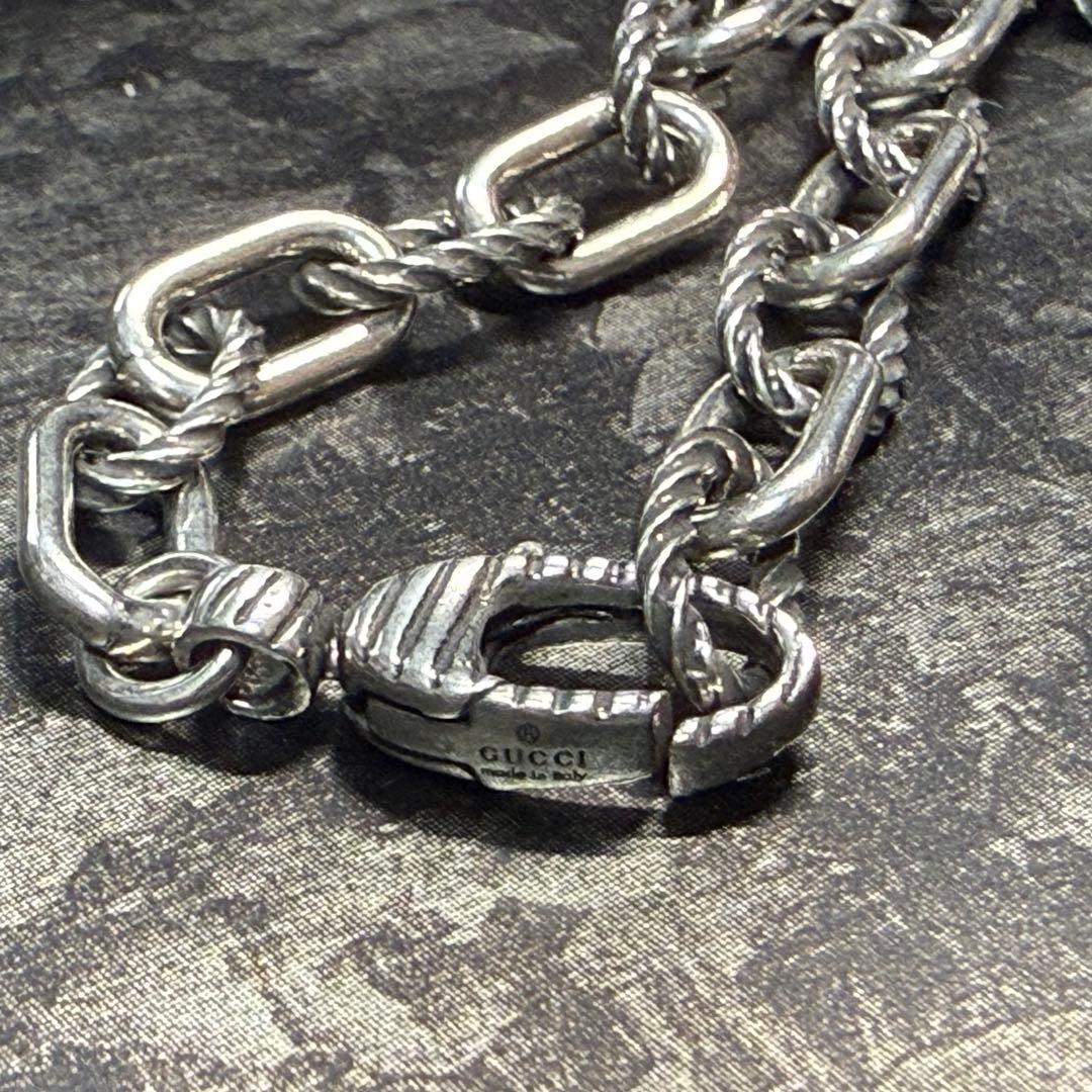 GUCCI 蛇モチーフ シルバー925 ネックレス